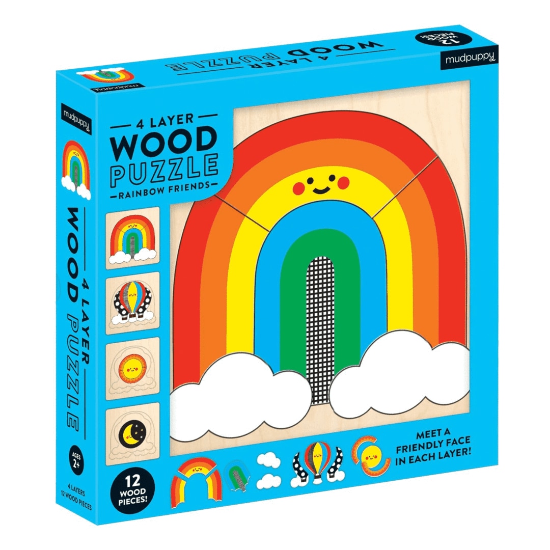 Mudpuppy Rainbow Friends Wood Puzzle