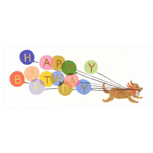 Rifle Paper Co Birthday Balloon No. 10 Card