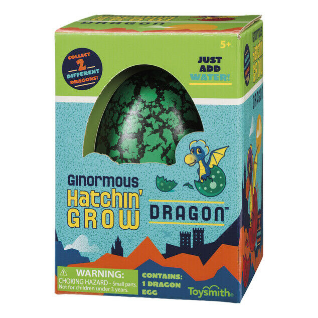 Toysmith Ginormous Hatchin' Grow - Green Dragon