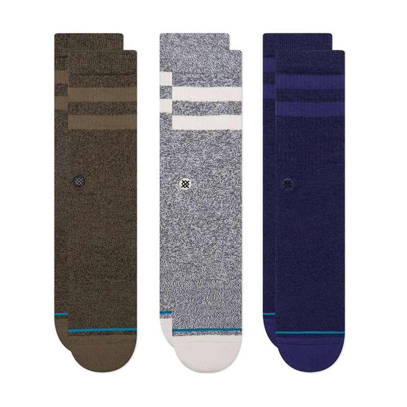 Stance Adult Crew Socks - The Joven 3 Pack - Grey