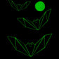 Tea Collection Origami Bats Glow Graphic Tee - Dark Maple 
