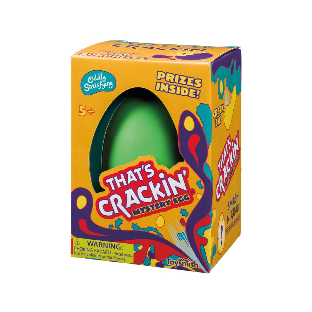 Toysmith That's Crackin' Mystery Egg - Green