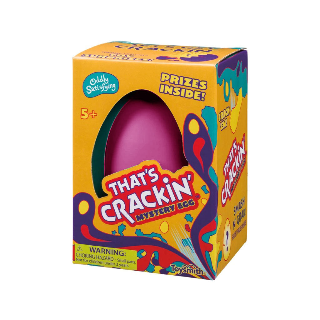 Toysmith That's Crackin' Mystery Egg - Pink