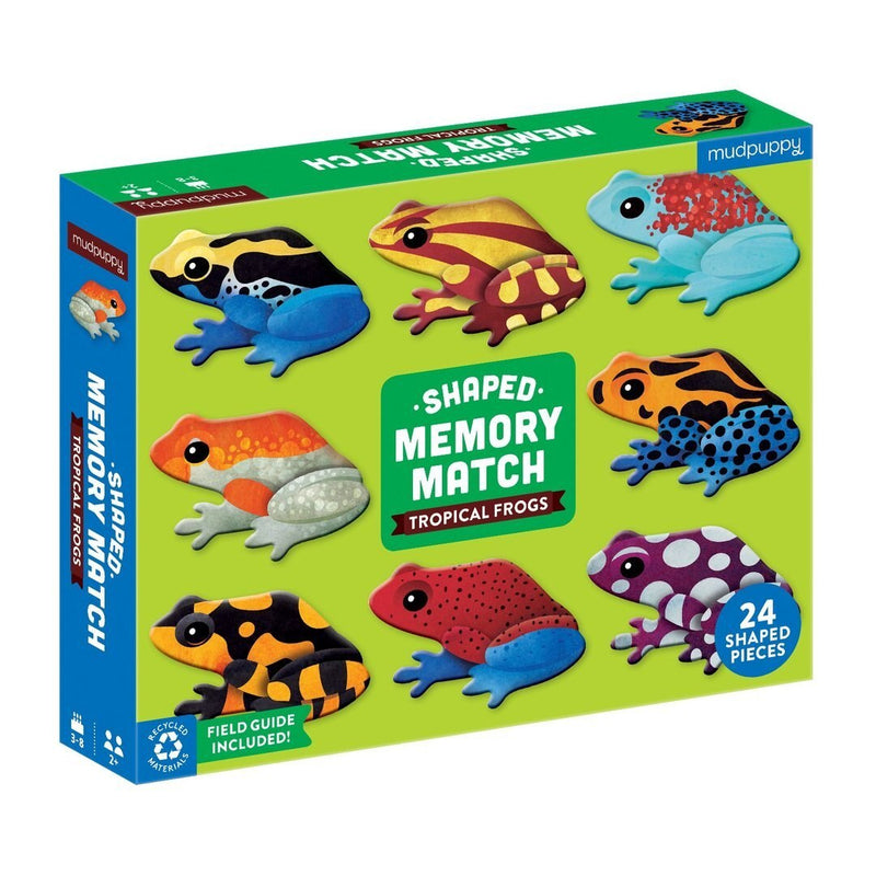 Mudpuppy Tropical Frogs Memory Match Game