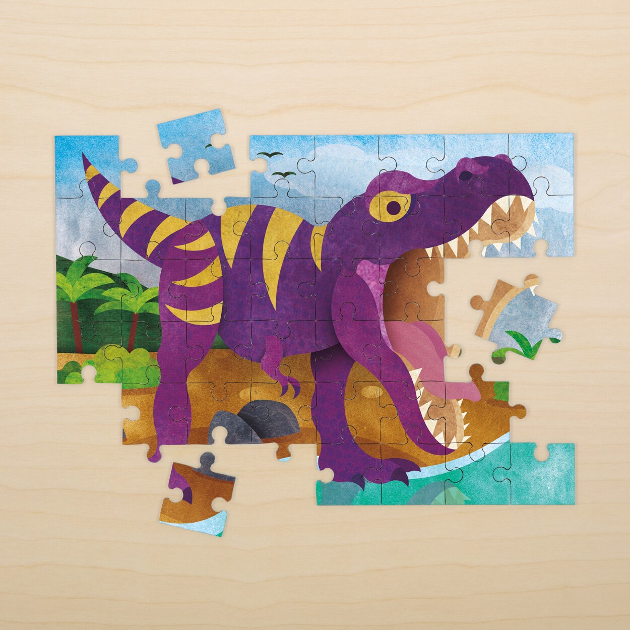 Mudpuppy Mini Puzzle 48 Pieces - Tyrannosaurus Rex