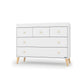 Dadada Removable Changing Tray for 48" Dadada Dressers - White on top of Dadada dresser